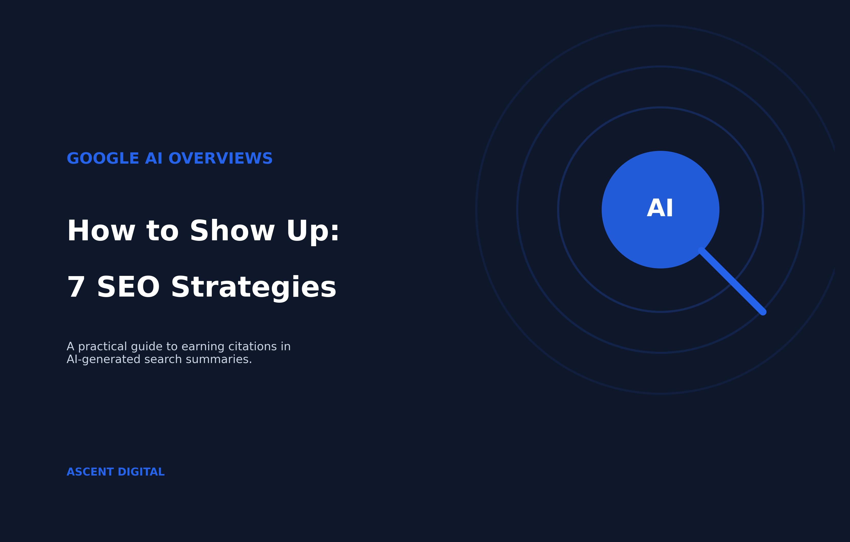 How to show up in Google AI Overviews: 7 SEO strategies guide cover